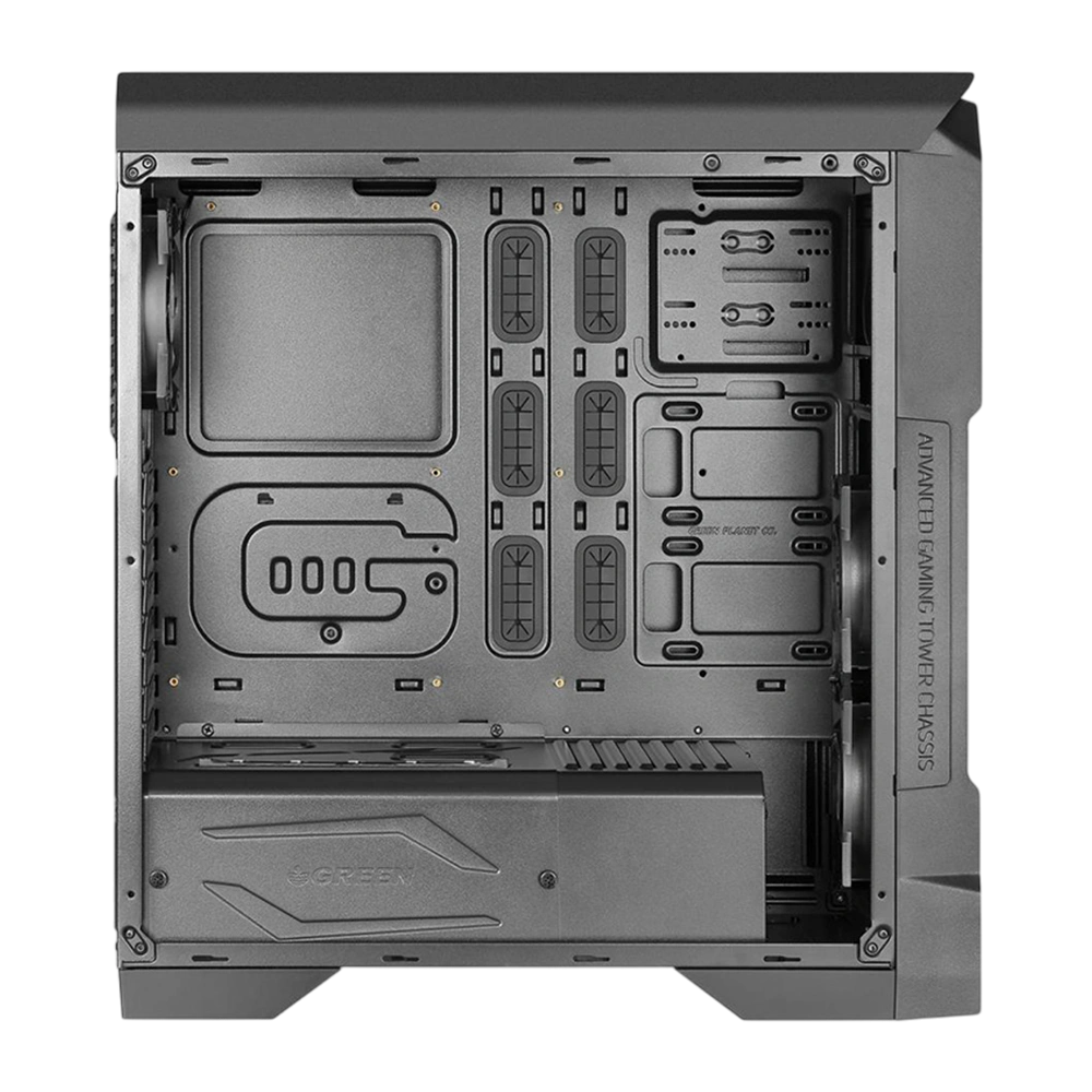 کیس کامپیوتر گیمینگ استوک گرین STRIKER 6 کیس کامپیوتر گیمینگ استوک گرین STRIKER